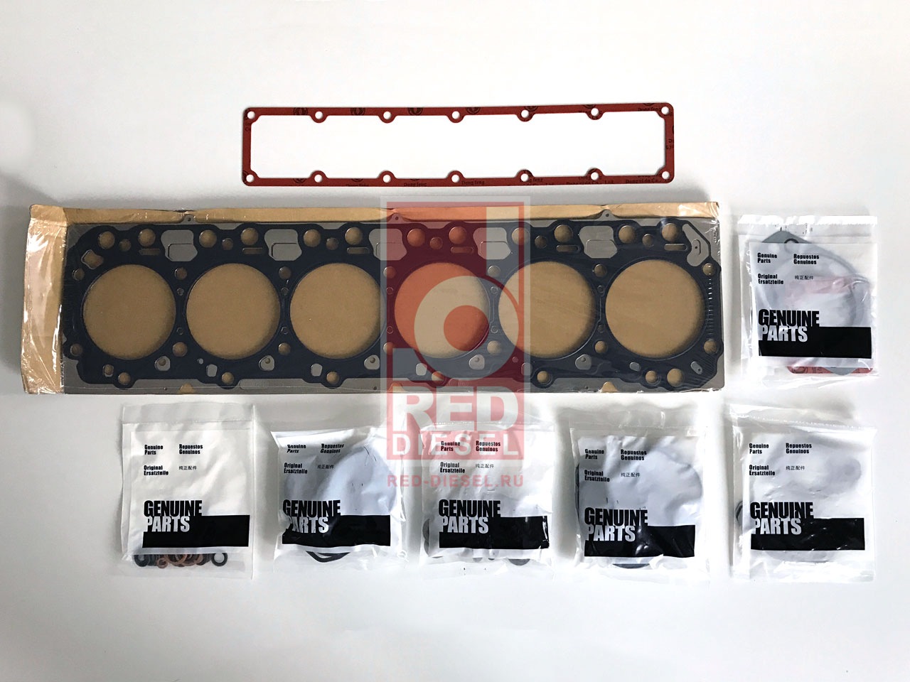 Комплект прокладок двигателя (верх) 6ISBe 6.7