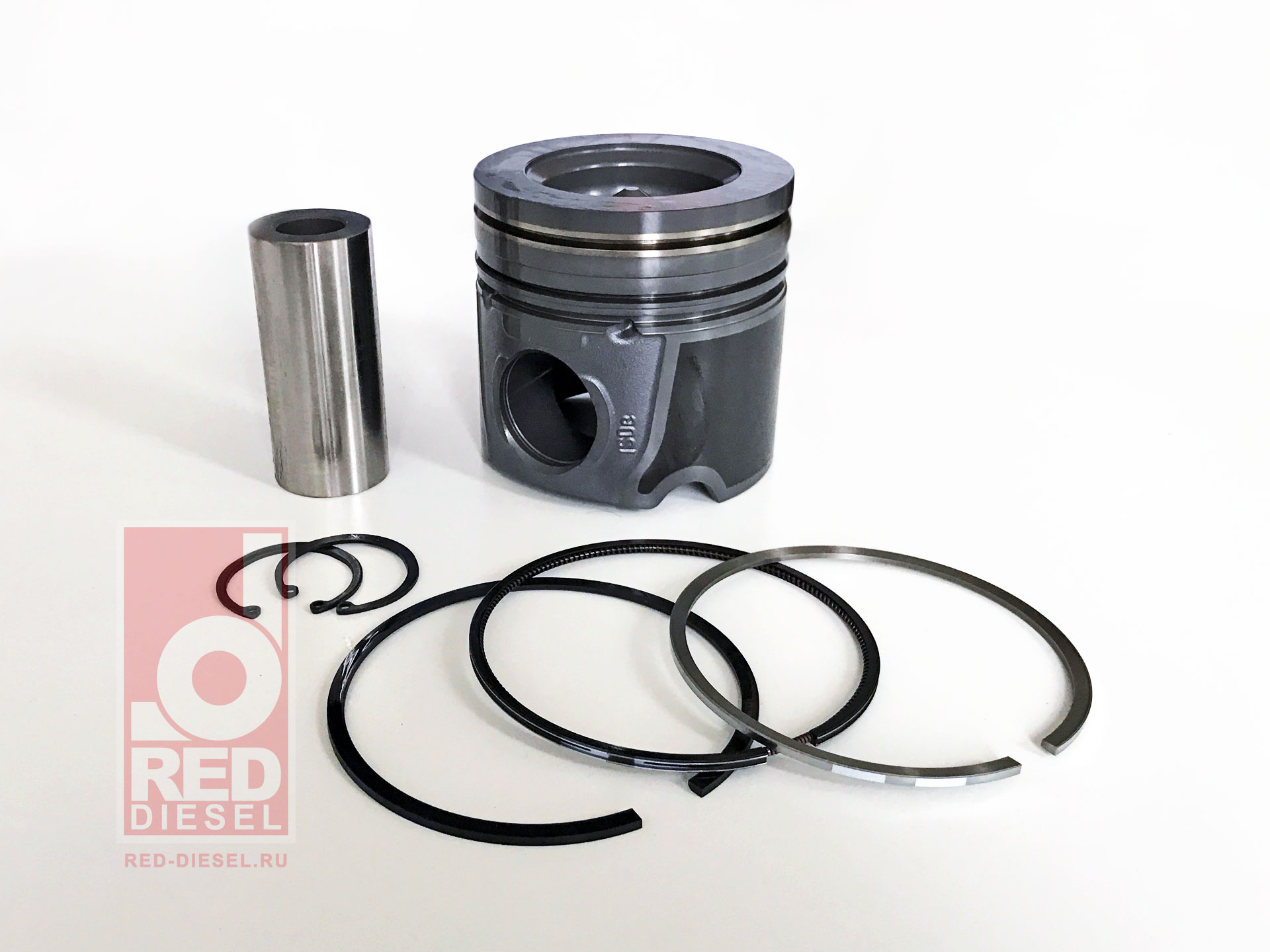 Поршень в сборе (стандарт, с кольцами и пальцем)