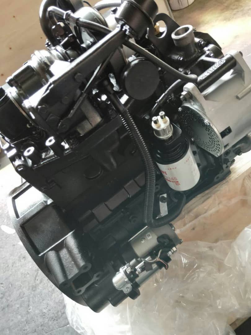 Двигатель  в сборе